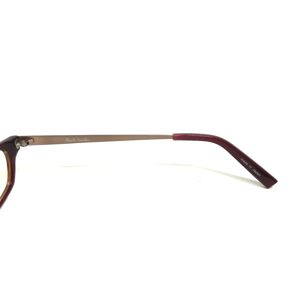 Paul Smith Eyeglasses Frames PS-268 SYGA Brown Horn Gold Cat Eye 47-16-140